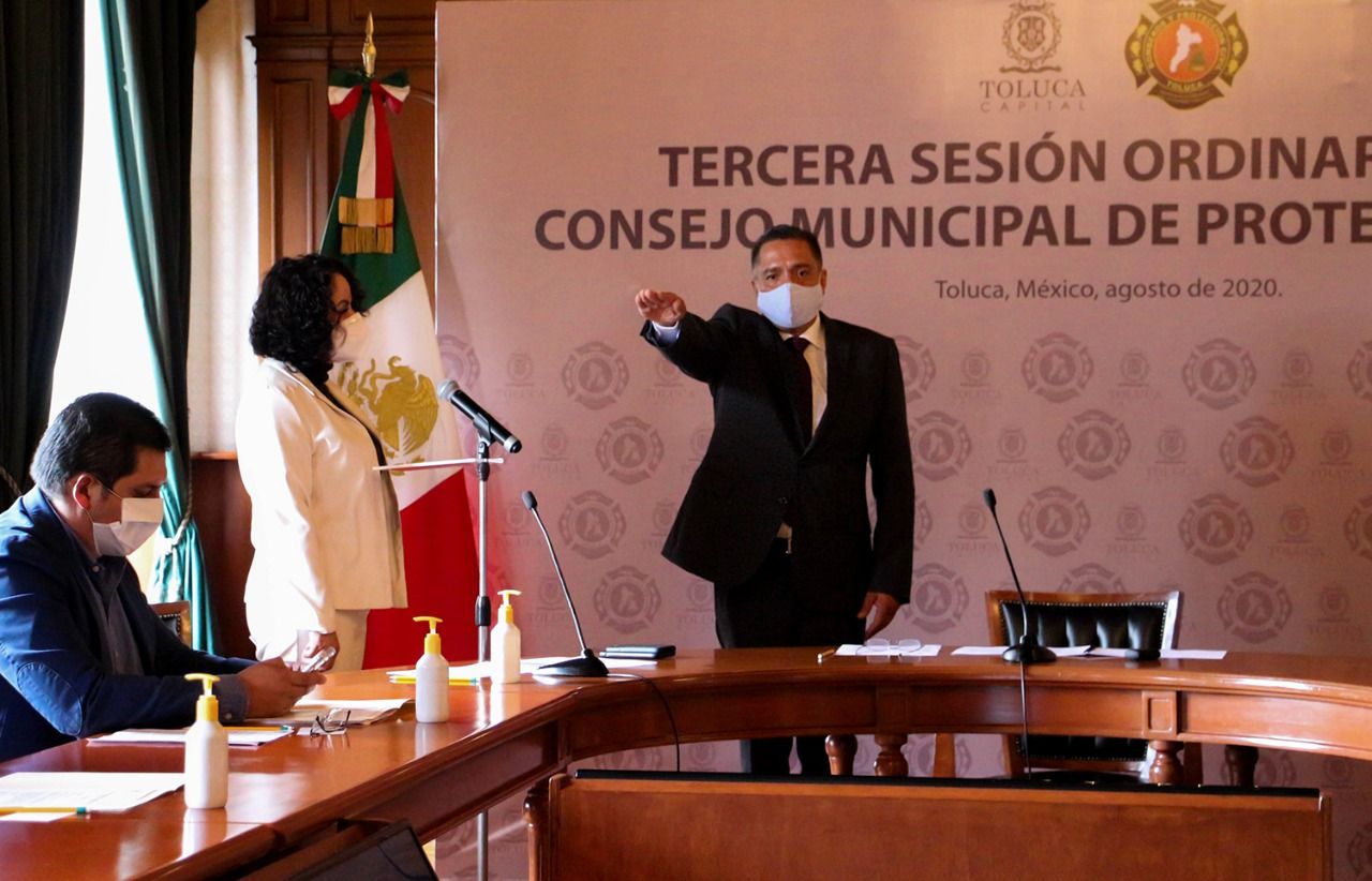 Reconoce Toluca labor de PC y Bomberos para contener la emergencia